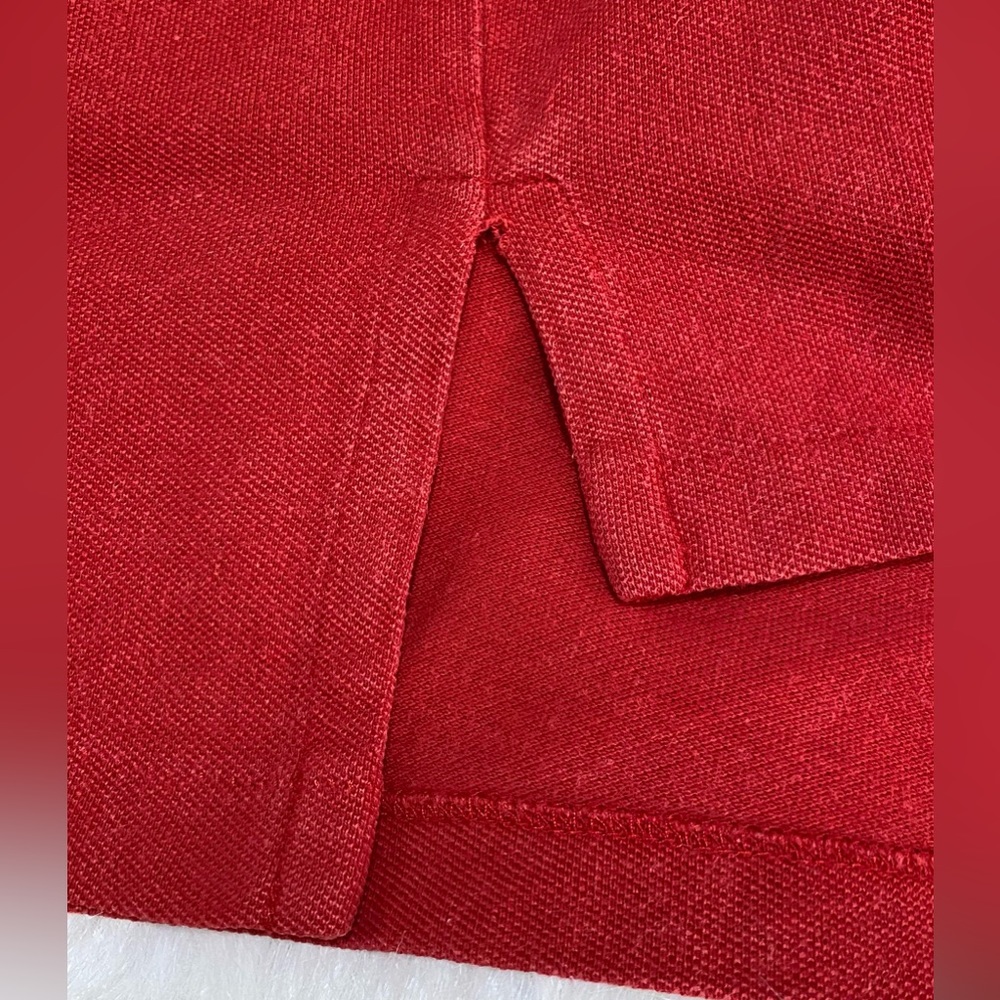 Polo by Ralph Lauren Mens XXL Red Golf Shirt Classic Preppy Fall 90s Minimalism - Picture 9 of 10
